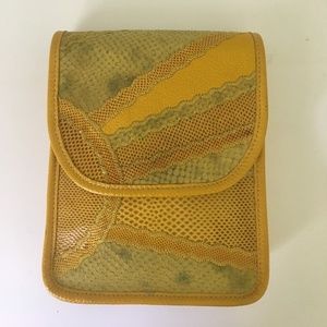 Carlos Falchi Snakeskin Crossbody bag